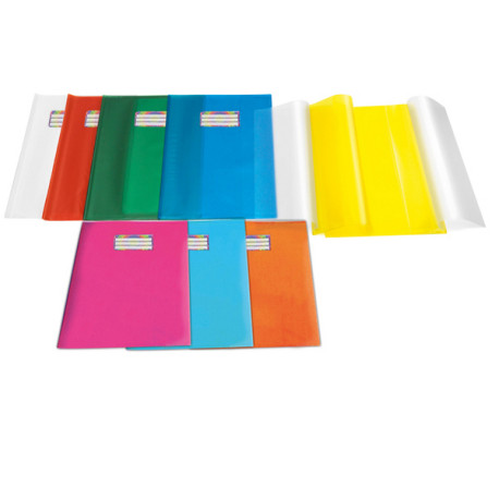 Coprimaxi Emysilk - 21 x 30cm - PVC - 180 mic - c/alette - goffrato - blu trasparente - Colorosa