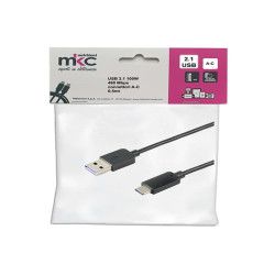 Cavo USB - 2.0 A/C - 100W - 480Mbps - 0,5 mt - MKC Melchioni