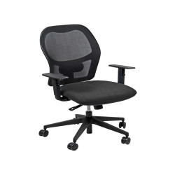 Seduta operativa Hubble HUHU - tessuto Fashion - braccioli regolabili - grigio chiaro - Unisit
