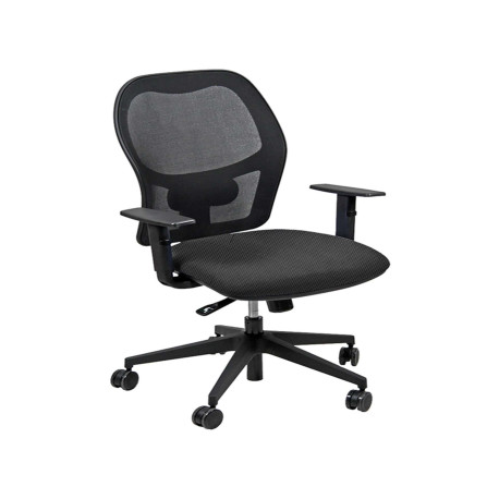 Seduta operativa Hubble HUHU - tessuto Fashion - braccioli regolabili - grigio chiaro - Unisit