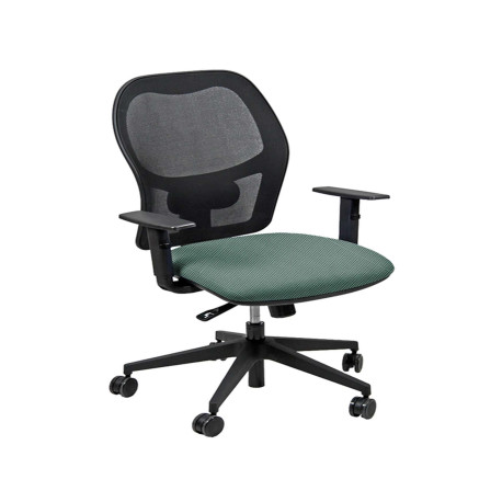 Seduta operativa Hubble HUHU - tessuto Fashion - braccioli regolabili - verde - Unisit