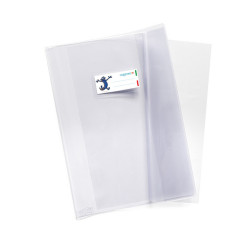 Coprimaxi Supercristallo - 21 x 30 cm - PVC - 200 mic - c/alette - neutro trasparente - Colorosa