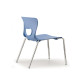 Seduta Pluto PT4 - senza braccioli - PPL - blu - Unisit