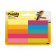 Segnapagina Post-it - 670-10AB-EU - in carta - 12,7 x 44 mm - 10 colori assortiti - Post-it - conf. 500 pezzi