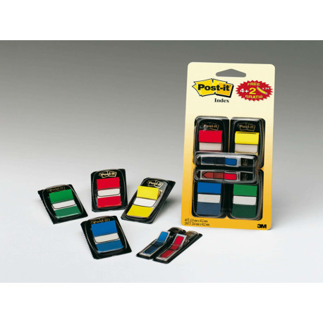 Segnapagina Post-it Index + 48 Mini Freccia - 680-VAD5EU - 4 colori classici - Post-it - conf. 200 pezzi