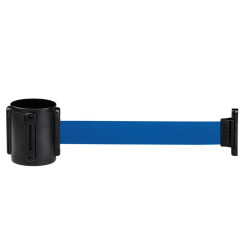 Segnapercorso murale Alfa Mural - nero - diametro 6 cm - con nastro blu da 200 cm - Medial
