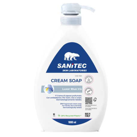 Crema di sapone Luxor Blue - dispenser 1 L - iris blu - Sanitec