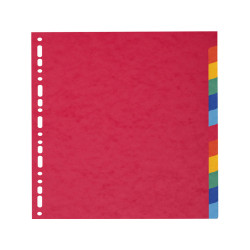 Separatore Forever - 12 tacche - cartoncino riciclato 220 gr - A4 - multicolore - Exacompta