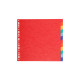 Separatore Forever - 12 tacche - cartoncino riciclato 220 gr - A4 maxi - multicolore - Exacompta