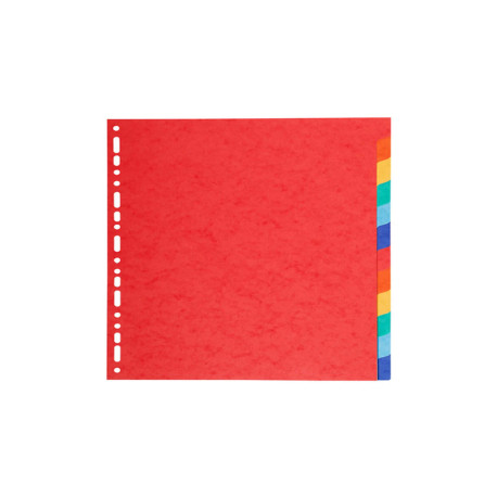 Separatore Forever - 12 tacche - cartoncino riciclato 220 gr - A4 maxi - multicolore - Exacompta