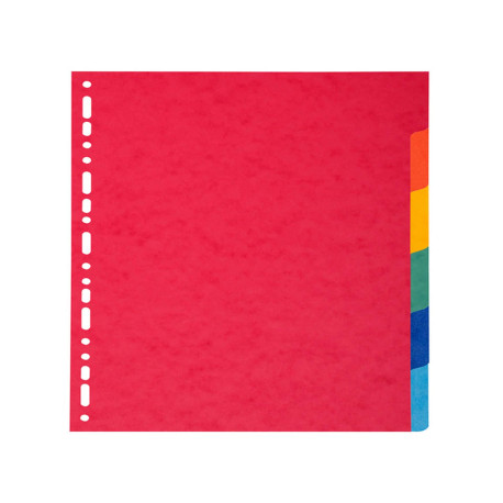 Separatore Forever - 6 tacche - cartoncino riciclato 220 gr - A4 - multicolore - Exacompta