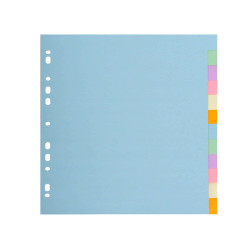 Separatore Forever Pastel - A4 - 12 tasti - cartoncino - 170 gr - Exacompta
