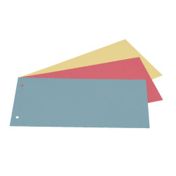 Separatori - cartoncino Manilla 200 gr - 12,5 x 23 cm - azzurro - Cartotecnica del Garda - conf. 200 pezzi