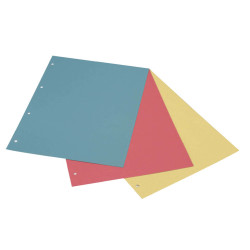 Separatori - cartoncino Manilla 200 gr - 22x30 cm - giallo - Cartotecnica del Garda - conf. 200 pezzi