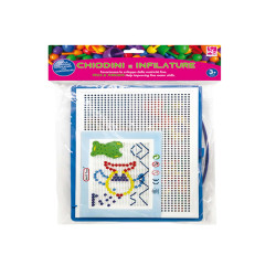 Set chiodini e infilature in plastica - colori assortiti - CWR