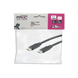 Cavo USB - 3.0 C/C - 100W - 5Mbps - 4 mt - MKC Melchioni