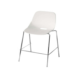 Sgabello Quick QKS - senza braccioli - bianco - Unisit