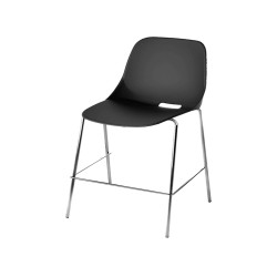 Sgabello Quick QKS - senza braccioli - nero - Unisit
