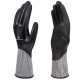 Guanti antitaglio Venicut D04 - maglia deltanocut - palmo in doppio nitrile - taglia 10 - nero - Deltaplus