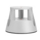 Sgabello Roll a step con ruote - 24 x 45 x 45 cm - grigio chiaro - Caimi