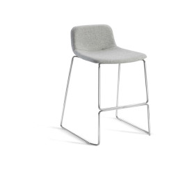 Sgabello Tosca TOS - senza braccioli - grigio chiaro - Unisit