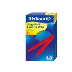 Ceralacca rossa - per lettere 60/10 - superfici ruvide - stecche da 600 gr - Pelikan