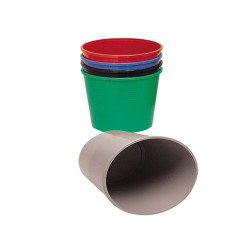 Cestino gettacarte - altezza 32,5 cm - diametro 29,5 cm - 15 L - grigio - Methodo