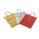 Shopper - maniglie cordino - 26 x 11 x 35 cm - carta kraft - mix Natale - Mainetti Bags - conf. 25 pezzi