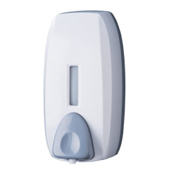 Dispenser sapone Basica - murale - capacità mousse 0,75 L - bianco/grigio - Medial