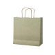 Shopper Twisted - maniglie cordino - 26 x 11 x 34,5 cm - carta kraft - salvia - Mainetti Bags - conf. 25 pezzi