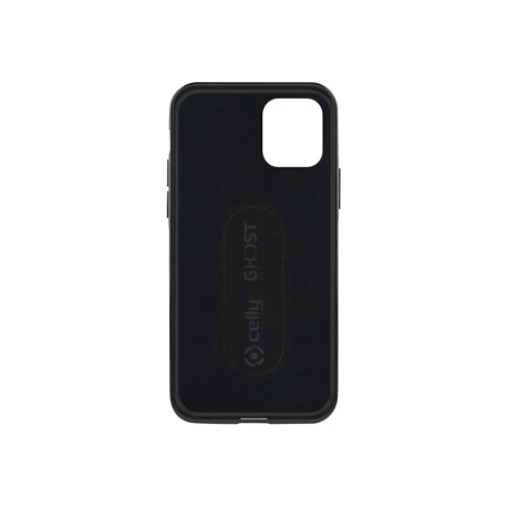 Celly Ghost Skin GHOSTSKIN1000BK - Cover per cellulare - TPU (poliuretano termoplastico) - nero - per Apple iPhone 11 Pro