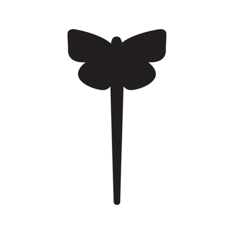 Silhouette Tags - forma farfalla - nero - Securit - set 5 pezzi