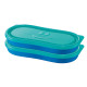 Snack box Picnik Concept - blu - Maped - set 2 pezzi