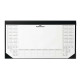 Sottomano - con blocco appunti da 25 fogli - 59 x 42 cm - nero - Durable