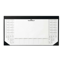Sottomano - con blocco appunti da 25 fogli - 59 x 42 cm - nero - Durable