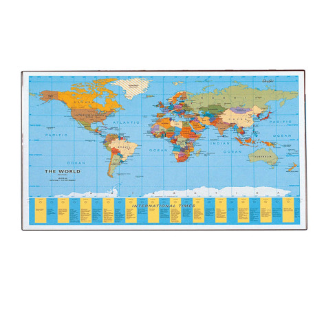 Sottomano Geographic Planisfero Läufer - 40 x 53 cm - Lebez