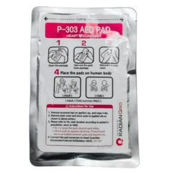 Elettrodi Adulti / Pediatrici DAE Radian Qbio Heartlin Piastre Dura 2 anni RadP303