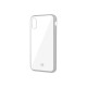 Celly Laser Matt - Cover per cellulare - gomma, TPU (poliuretano termoplastico) - argento, trasparente - per Apple iPhone XS Ma