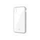 Celly Laser Matt - Cover per cellulare - TPU (poliuretano termoplastico) - argento, trasparente - per Apple iPhone XR