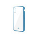 Celly Laser Matt - Cover per cellulare - TPU (poliuretano termoplastico) - blu, trasparente - 6.5" - per Apple iPhone XS Max