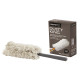 Spolverino Dusty King - microfibra - 3 ricambi inclusi - bianco/nero - Perfetto