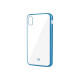 Celly Laser Matt - Cover per cellulare - TPU (poliuretano termoplastico) - blu, trasparente - per Apple iPhone XR