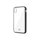 Celly Laser Matt - Cover per cellulare - TPU (poliuretano termoplastico) - nero, trasparente - per Apple iPhone XR