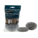 Spugna zincata - 30 gr - metallo zincato - Perfetto - conf. 2 pezzi