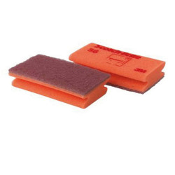 Spugne accoppiate - rosso - Scotch-Brite - conf.10 pezzi