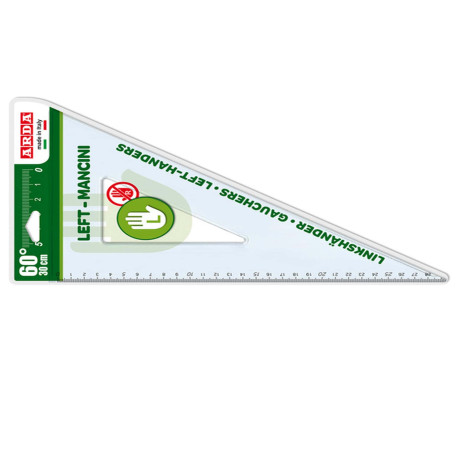 Squadra per Mancini - 60gradi - 30cm - Arda