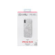 Celly Pearl - Cover per cellulare - vetro temperato, TPU (poliuretano termoplastico) - bianco - per Apple iPhone X, XS