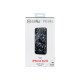 Celly Pearl - Cover per cellulare - vetro temperato, TPU (poliuretano termoplastico) - nero - per Apple iPhone X, XS