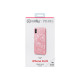 Celly Pearl - Cover per cellulare - vetro temperato, TPU (poliuretano termoplastico) - rosa - per Apple iPhone X, XS
