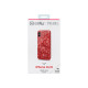 Celly Pearl - Cover per cellulare - vetro temperato, TPU (poliuretano termoplastico) - rosso - per Apple iPhone X, XS